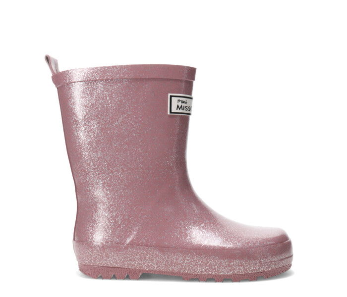 Botas de Niña MINI Miss Carol GEELONG de lluvia con glitter Lila