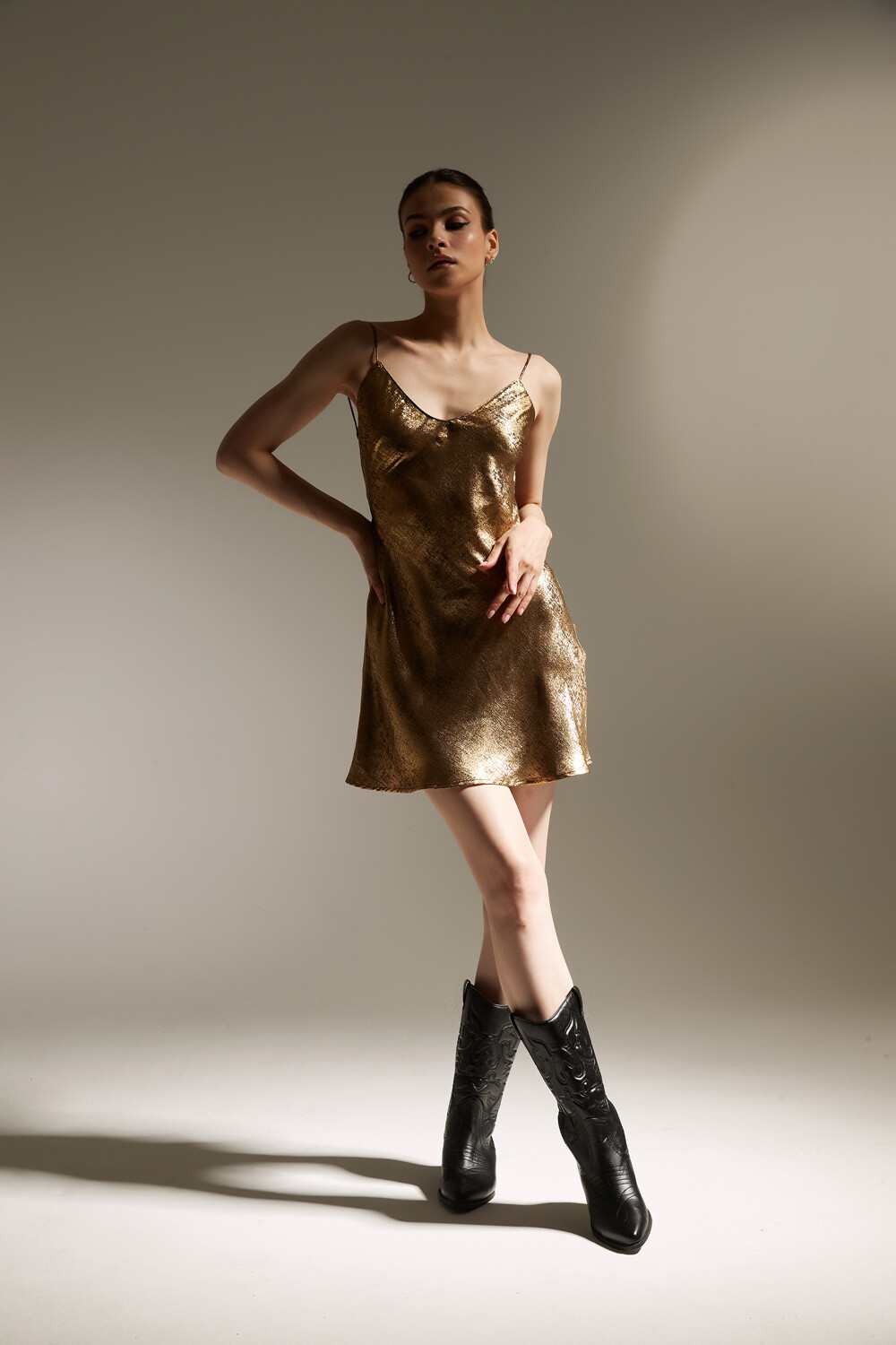 Vestido Elito Dorado