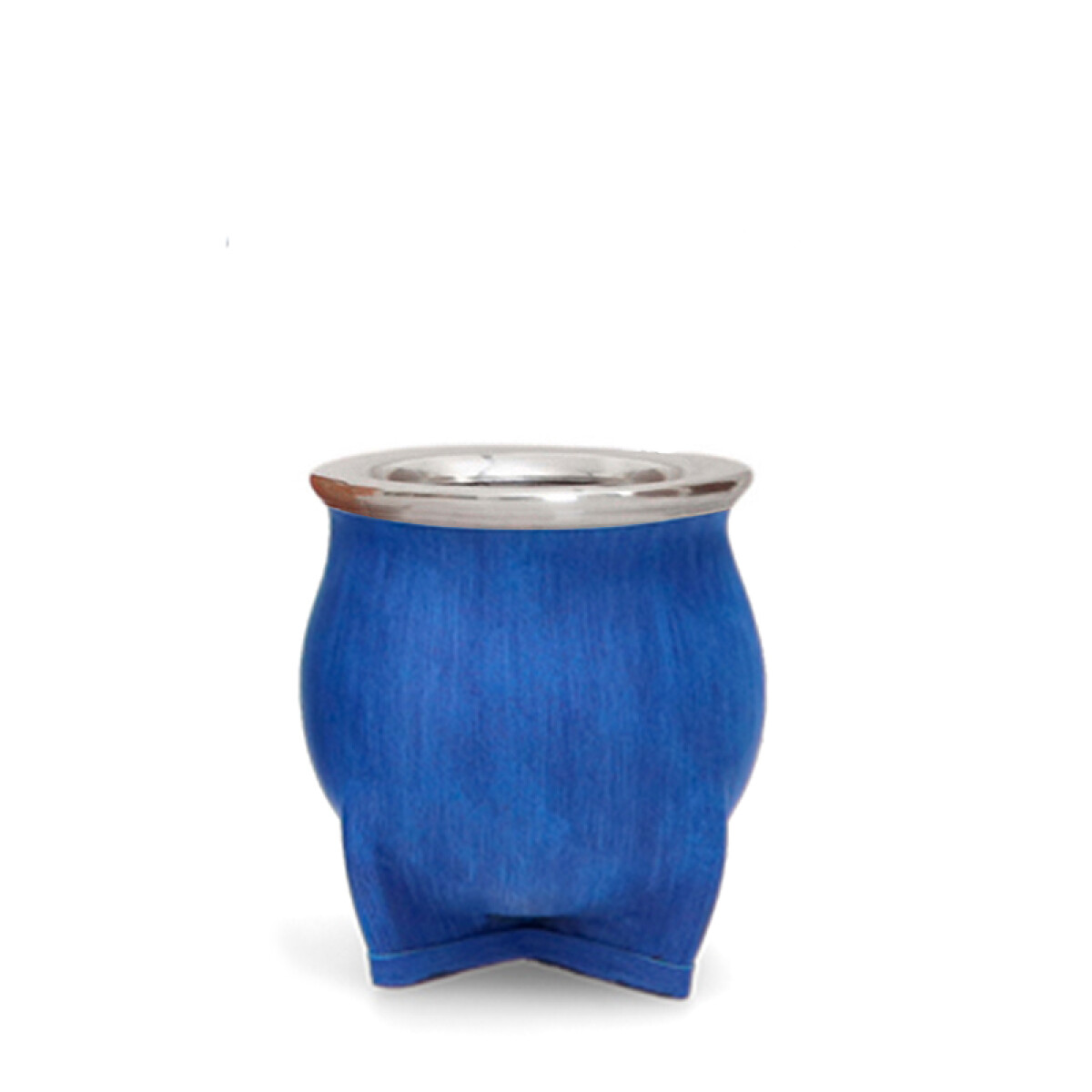 MATE DE CERÁMICA CHICO DELTA - TEXTURADO AZUL FRANCIA 