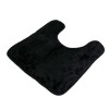 ALFOMBRA NEGRA P/BAÑO 45X45CM Unica