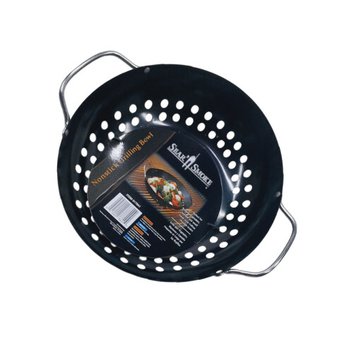 Sartén perforada antiadherente para barbacoa 28cm Sartén Perforada Antiadherente Para Barbacoa 28cm