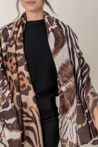 PAÑUELO MULTI PRINT Camel