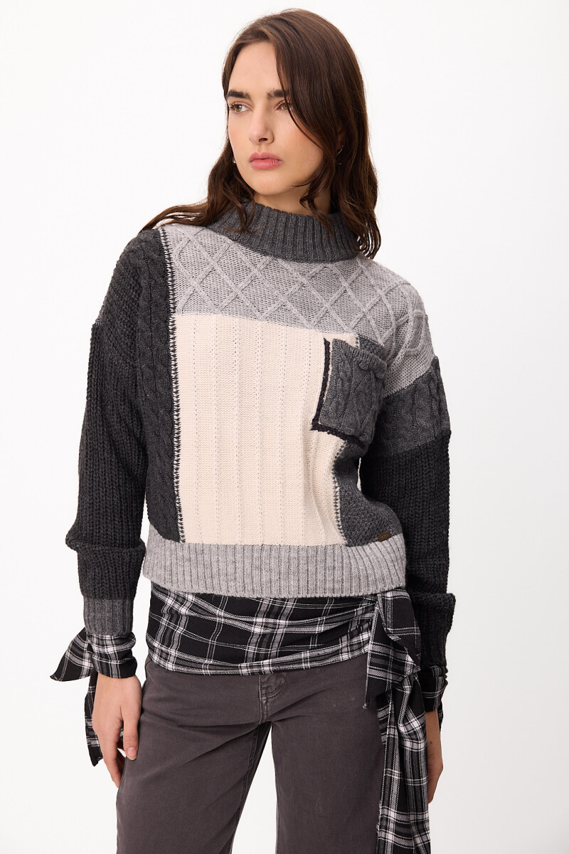 Sweater Lumber Gris