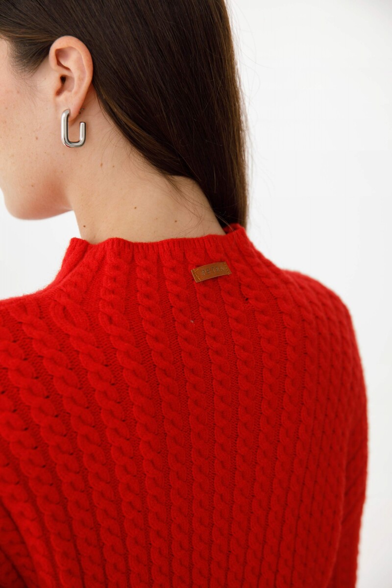 Sweater Espiral Rojo