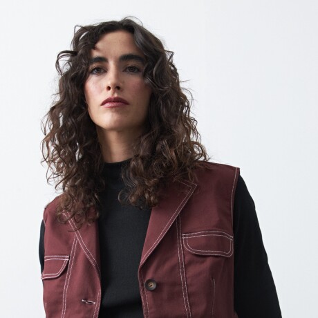 CHALECO BERTA Bordó