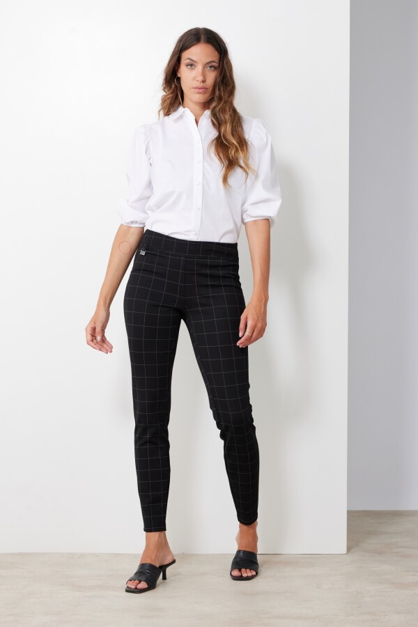 Pantalon Cuadros NEGRO/BLANCO