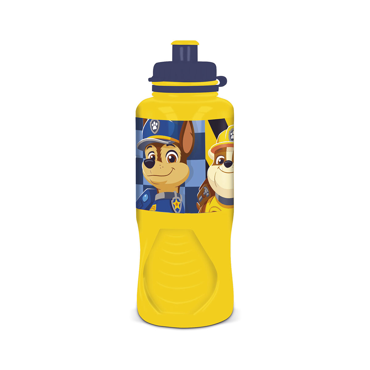 Botella Plástica Ergonómica Paw Patrol 430 ml - Paw Patrol Amarillo 