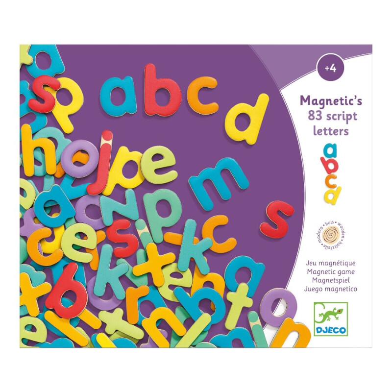 Juego Letras Magnéticas 83 Piezas Djeco Juego Letras Magnéticas 83 Piezas Djeco