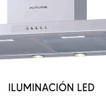 Campana de pared Futura Plus FUT-C600PL Plana 60cm acero inoxidable