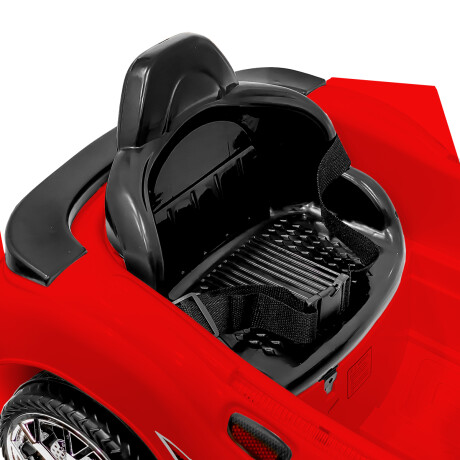 Auto A Batería 6v Control Remoto Luces Música Sonido Rojo