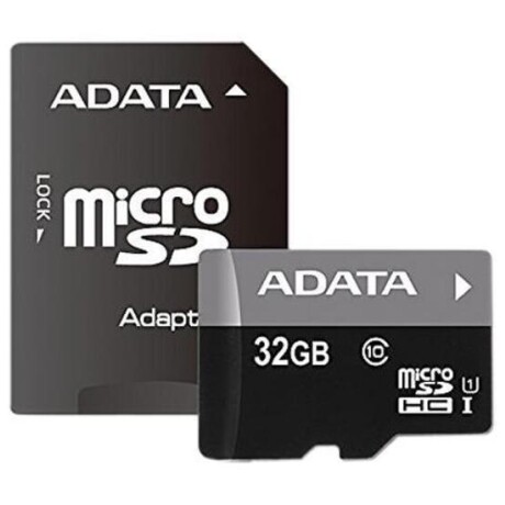 ADATA MICRO SDHC PREMIER 32GB C/ADAP CLASE 10 AUSDH32GUICL10 Adata Micro Sdhc Premier 32gb C/adap Clase 10 Ausdh32guicl10