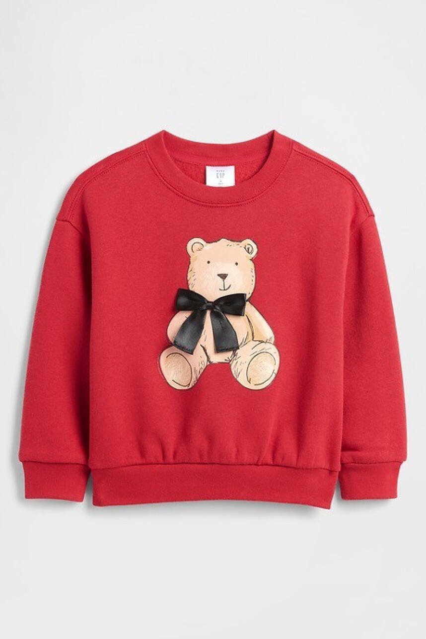 Buzo Deportivo Toddler Niña Modern Red