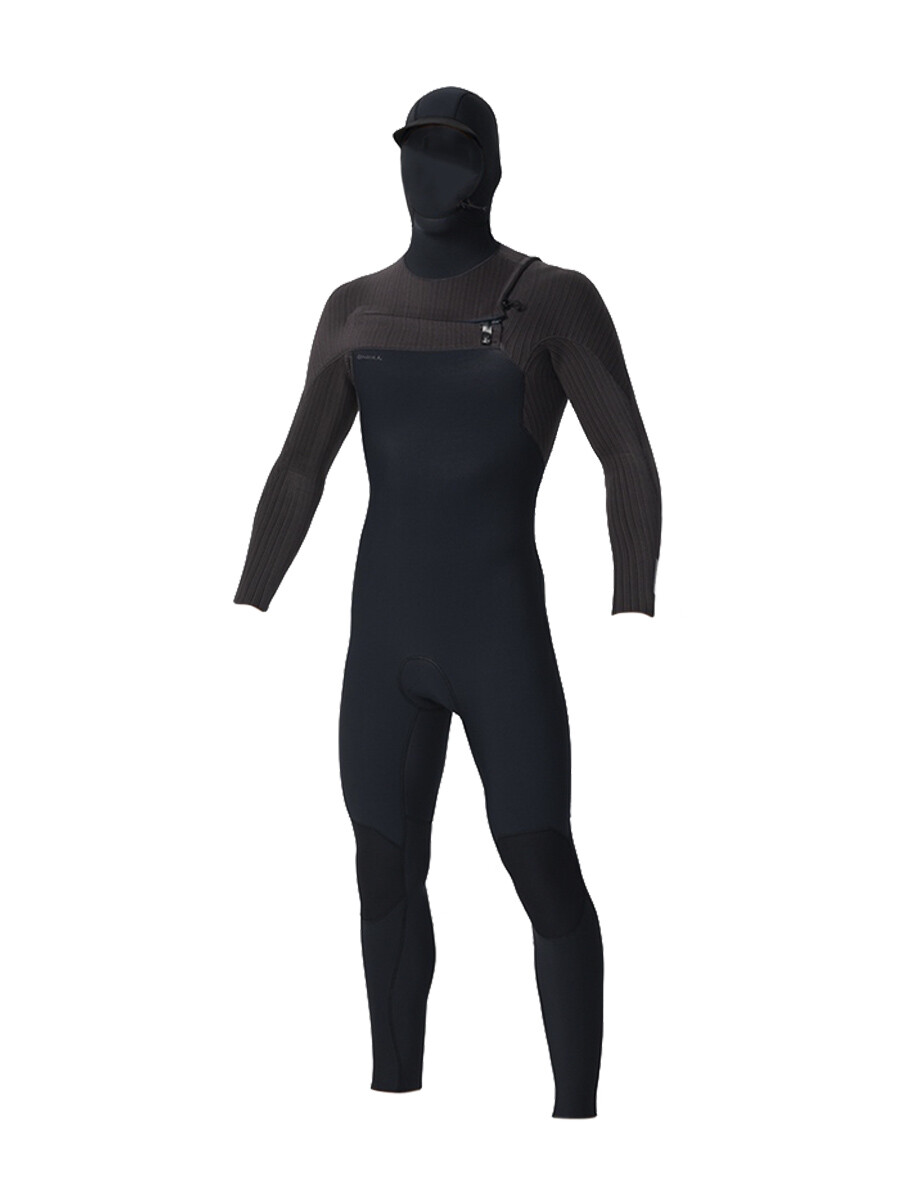 PRE-VENTA (Entrega estimada 28 de Febrero) HyperFreak 5/4+mm - Chest Zip Full Con Capucha - Black Arabic 