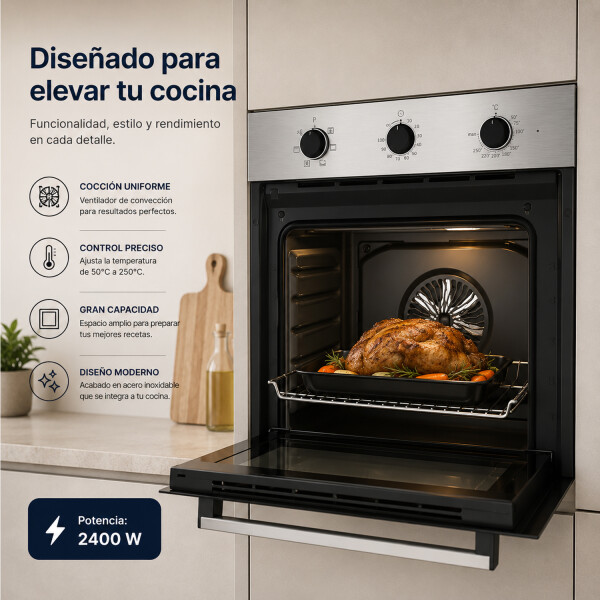 Horno De Empotrar Beko 66l Grill Bbie12100xd HORNO DE EMPOTRAR BEKO 66L BBIE12100XD