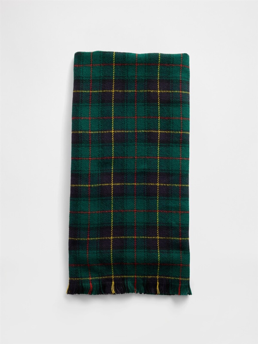 Bufanda Cozy Hombre - Green Plaid 