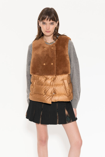 CHALECO KELLY Camel