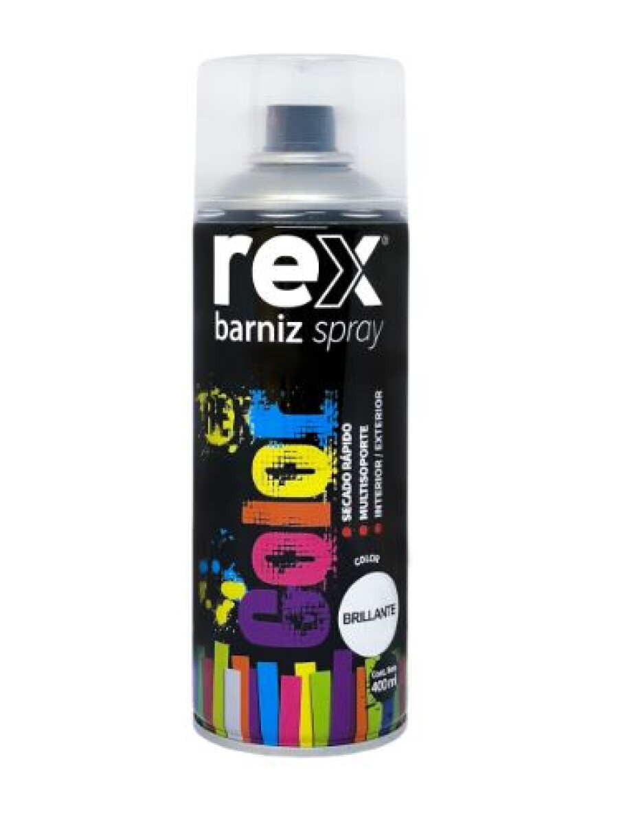 Barniz Aerosol-spray Secado Rápido interior-Exterior - Transparente Brillante 