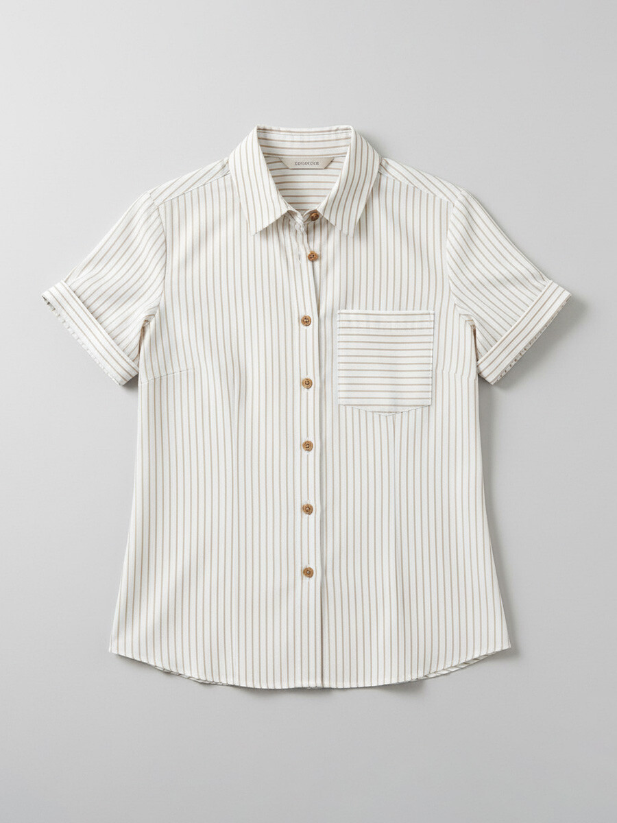 CAMISA CATARINA RUSTY - Crudo 