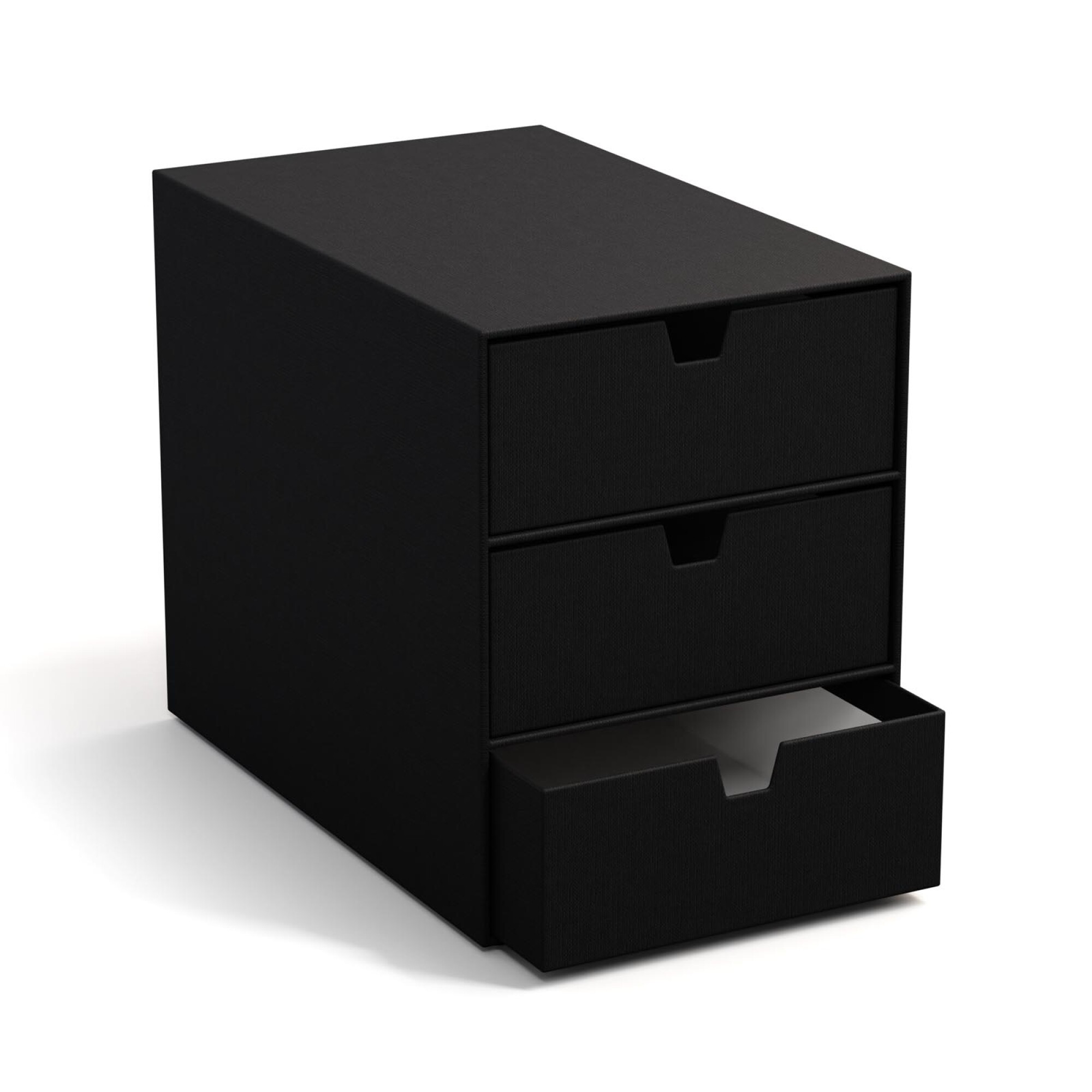 Org Escritorio Cajones Papel Negro Ingrid — Divino