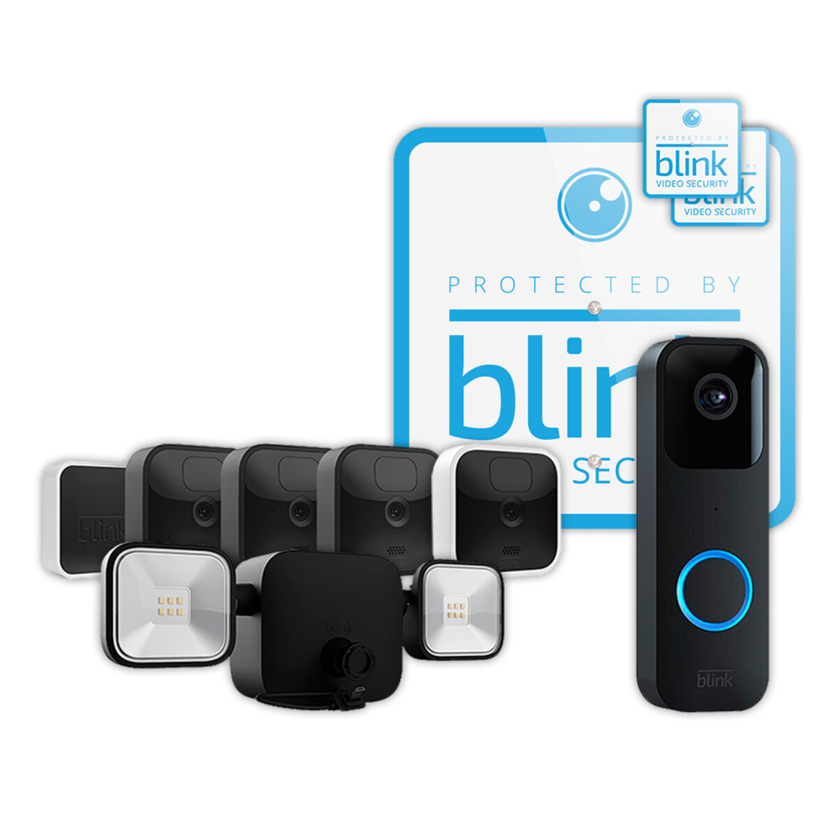 Blink - Kit de Seguridad Inalámbrico - Visión Nocturna. Audio Bidireccional. Wifi. 1080P. 