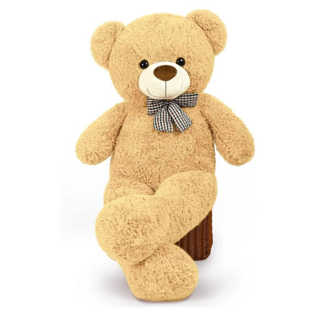 Oso de Peluche Gigante 120cm Muñeco Almohada Suave Afelpada Beige