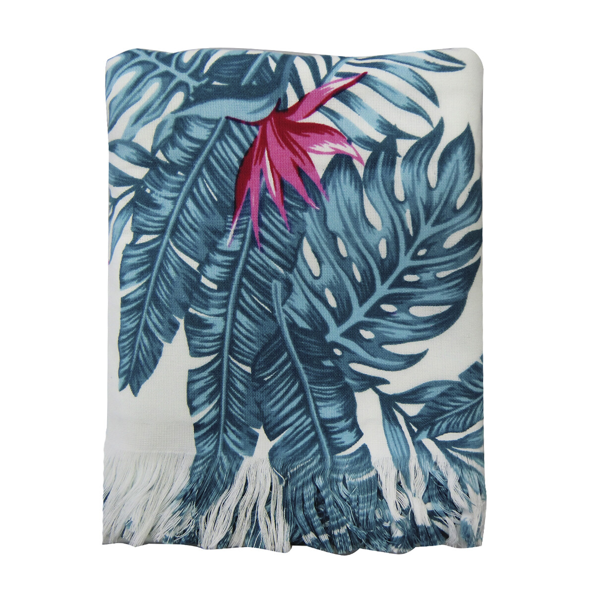 Toalla Playera Varios Diseños 90 x 180 cm 100% Algodón - AGUA MARINA OSCURO 