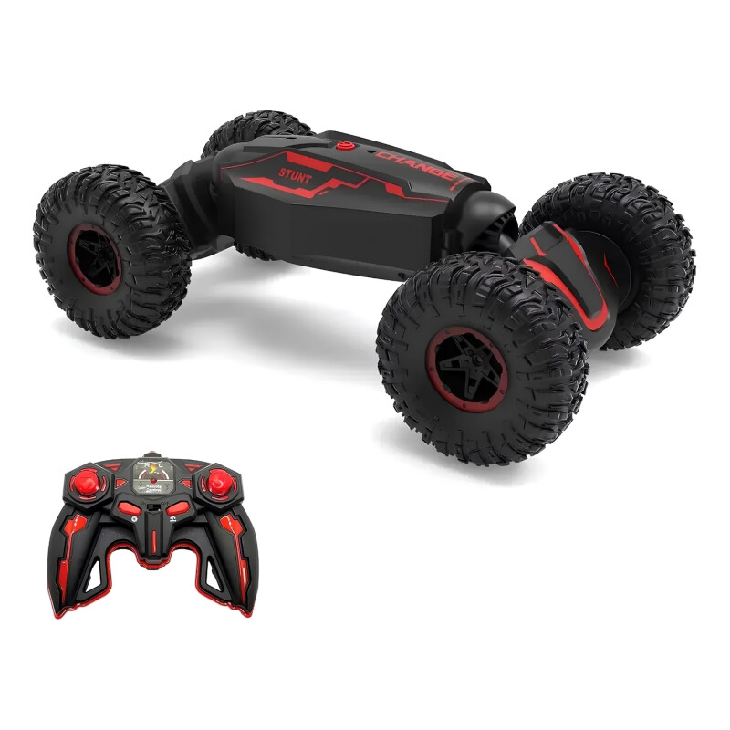 Auto Control Remoto Stunt Climbing Todo Terreno 28x15x7 Cm Negro/Rojo