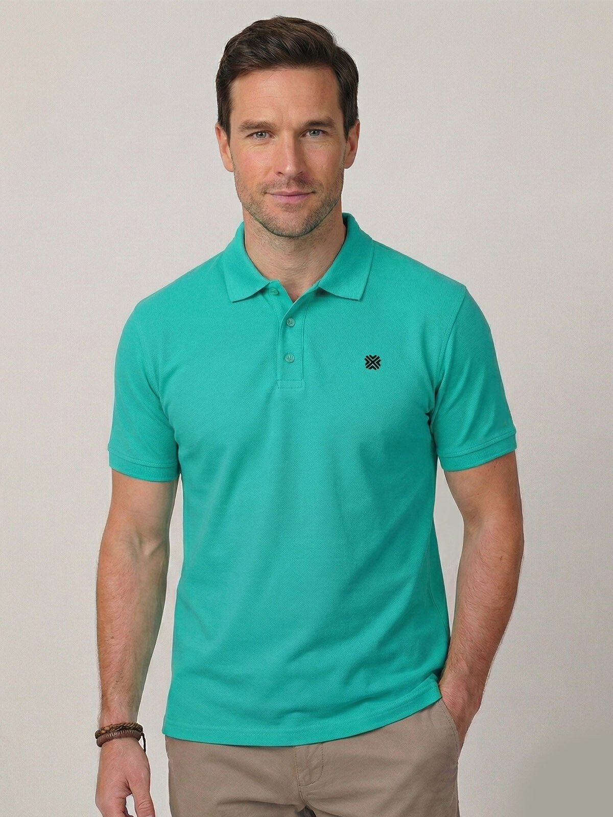REMERA POLO CLIFTON TURQUESA