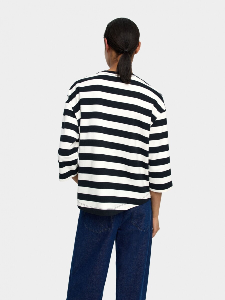 Sudadera A Rayas negro