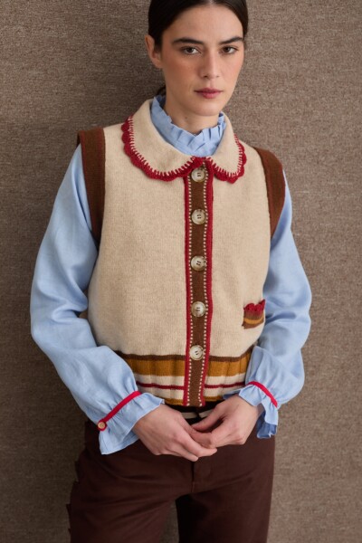 CHALECO CUTIE Beige