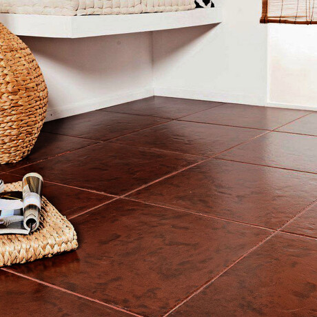 CERAMICA PARA PISO Y PARED 45.3X45.3 SIMIL LAYOTA MATE RUSTICO PEI IV SCOP GAMAS DE TERRACOTA