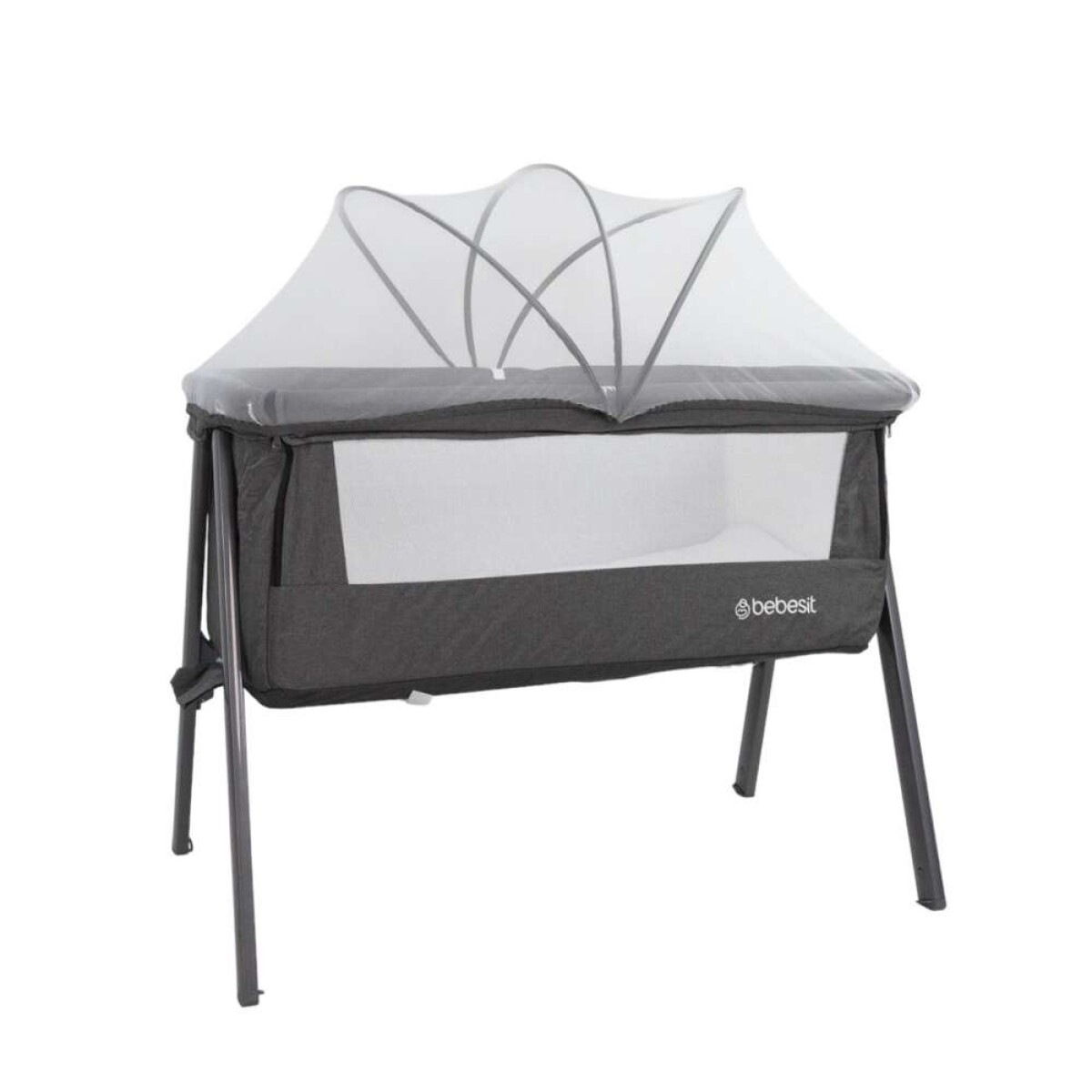 Cuna Colecho Easy Sleep Bebesit Con Mosquitero - Gris 