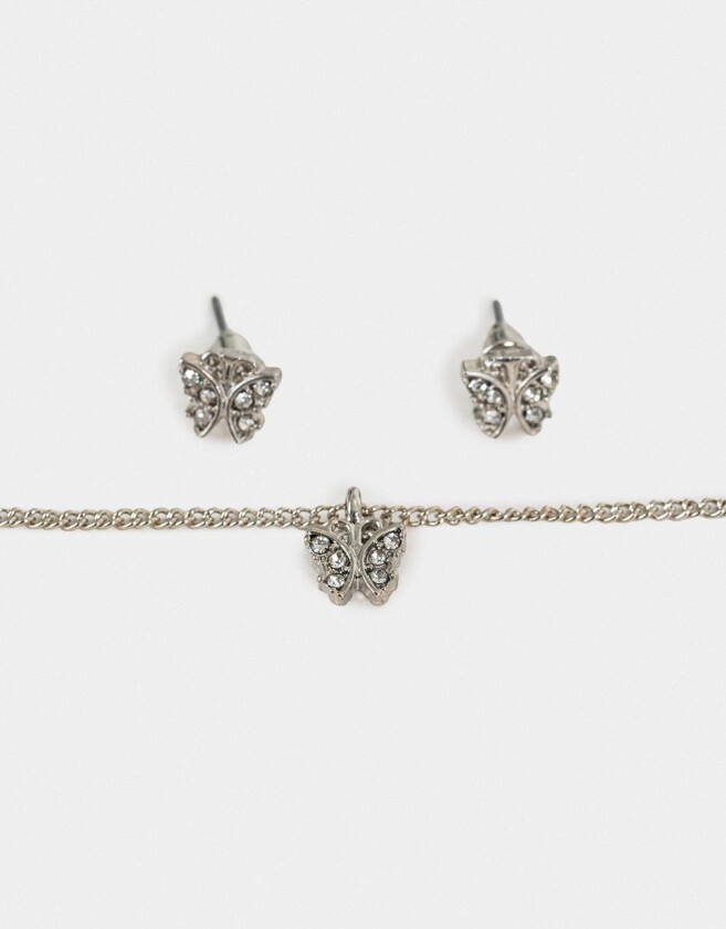 Bijouterie Set Mariposas Bijouterie Set Mariposa - Plateado