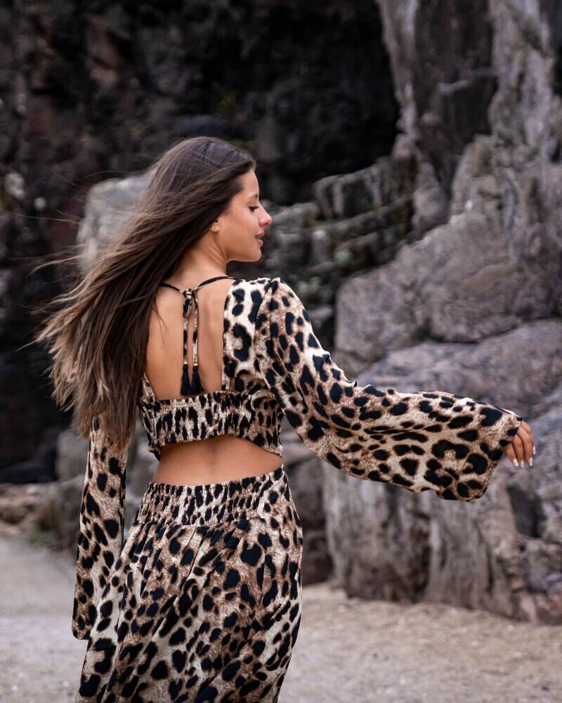 ALBA DRESS ANIMAL PRINT