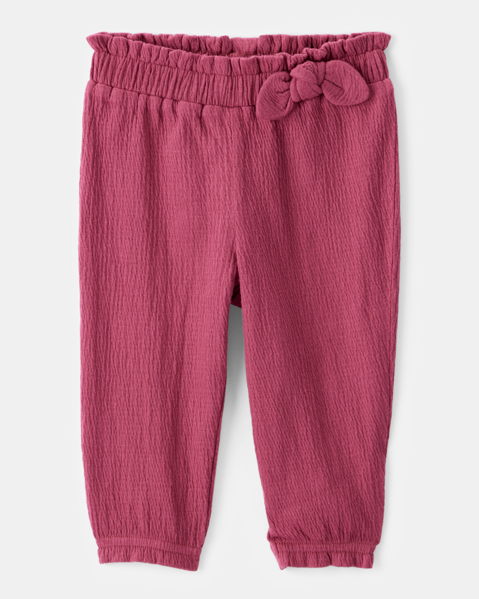 Set dos piezas, pantalón de jersey arrugado y body de algodón Set dos piezas, pantalón de jersey arrugado y body de algodón