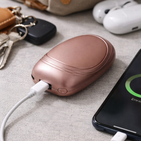 Calentador de Manos y Powerbank de bolsillo Rosado