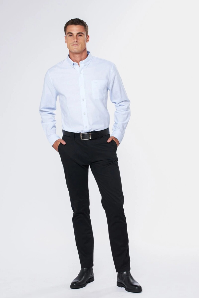 PANTALÓN CLÁSICO - Negro - Gabardina 