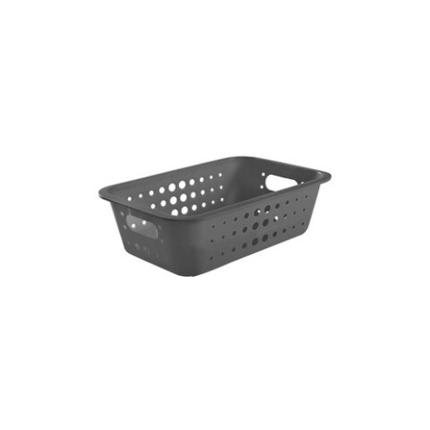 Cesto Caja organizadora de plástico baja 29x19,5x8,5cm Ou Cesto Caja Organizadora De Plástico Baja 29x19,5x8,5cm Ou