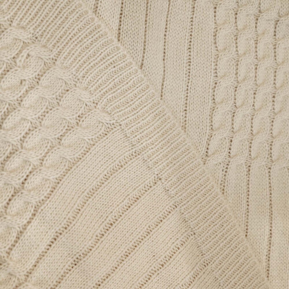 THROW KIDS SQUARES ACRILICO NATURAL-BEIGE ARENA ARENA