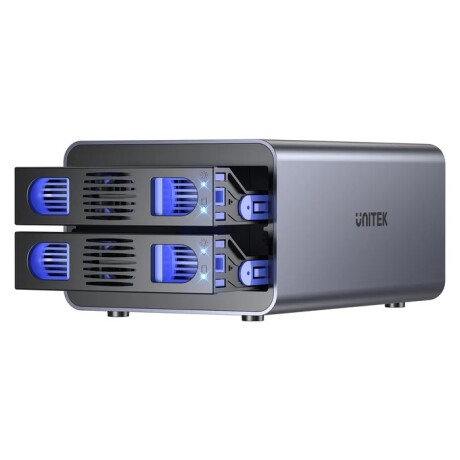 Gabinete Externo Dual Unitek USB 3.0 para 2 Discos con Raid 001