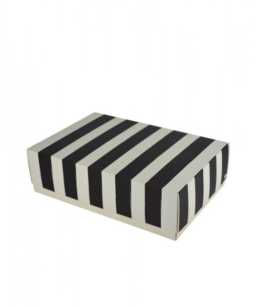 Caja laminada Caja Estilo Barras - 20x30x9 cm