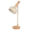 VELADOR DE MESA 1L NORDICO CUPU E27 BLANCO Y MAD VELADOR DE MESA 1L NORDICO CUPU E27 BLANCO Y MAD