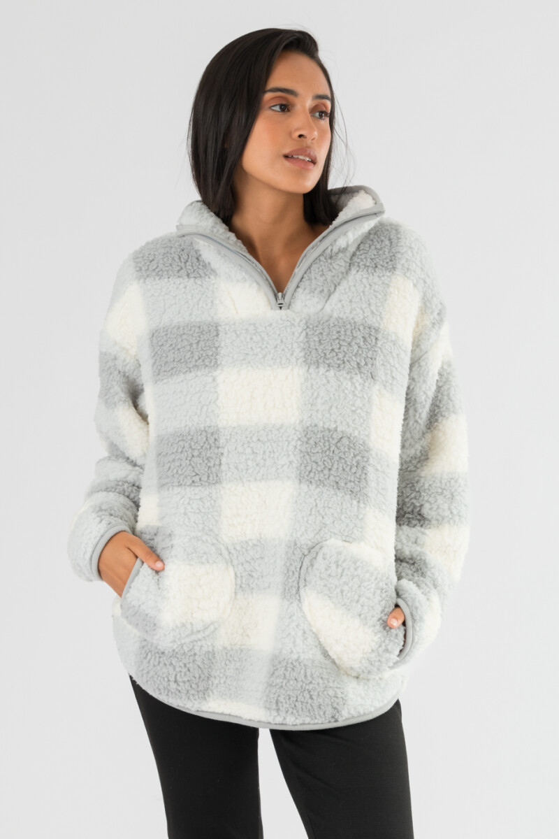 Sweater checks - Gris 