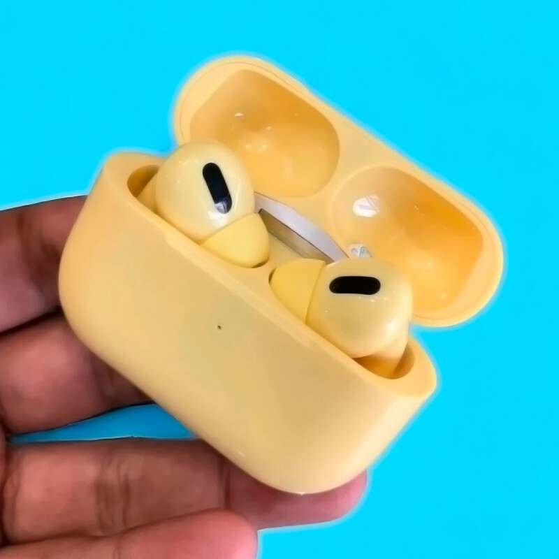 Auriculares bluetooth in ear amarillo económico con estuche Auriculares bluetooth in ear amarillo económico con estuche