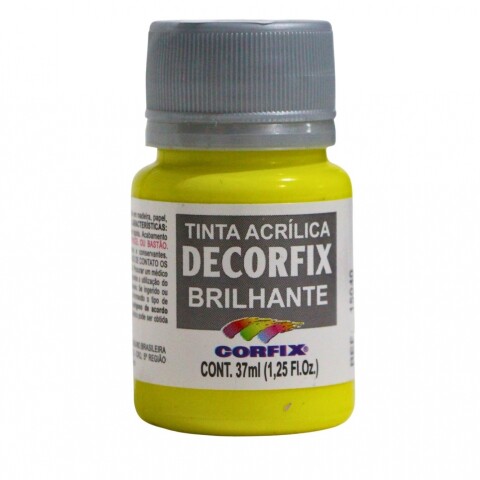 PINTURA ACRILICA CORFIX 37 ML COLOR AMARILLO LIMON 302 PINTURA ACRILICA CORFIX 37 ML COLOR AMARILLO LIMON 302