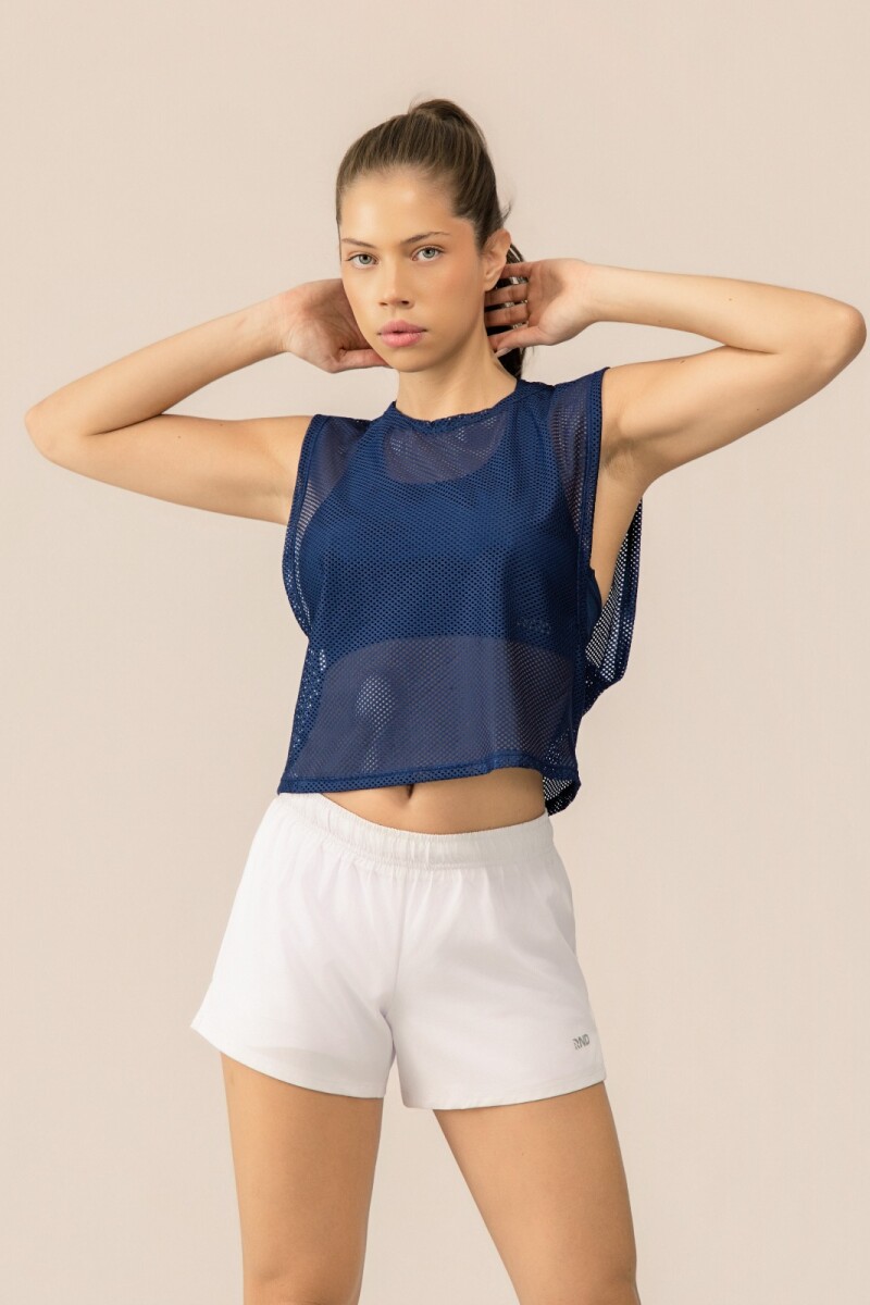 Musculosa de Red. AZUL MARINO