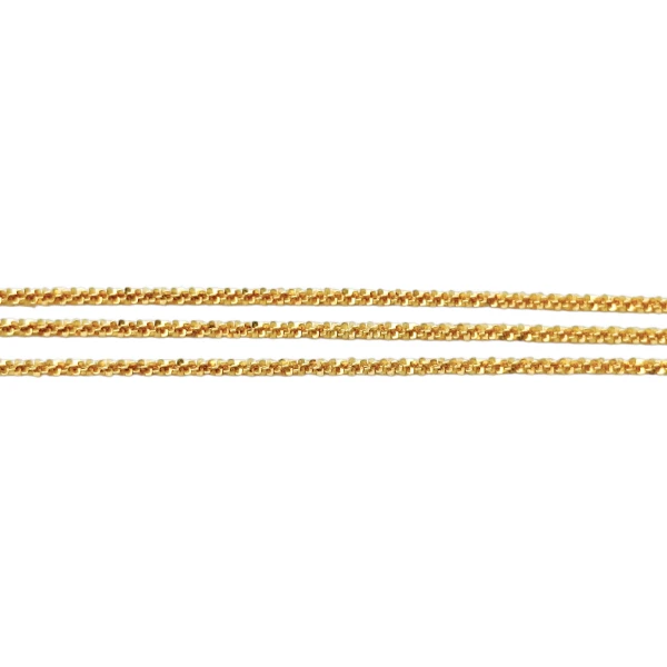Pulsera Triple córdon-Oro bajo-Sin Piedra-PU8082 sinpiedra