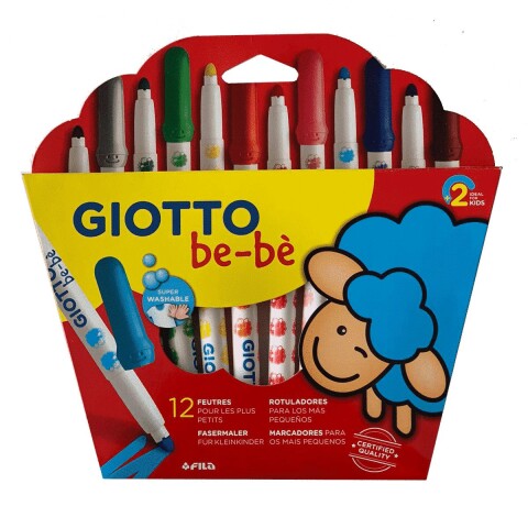 Marcador GIOTTO BEBE x12 Marcador GIOTTO BEBE x12
