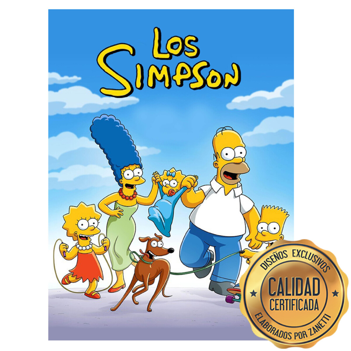 Lámina Los Simpson - Personajes Rect. 