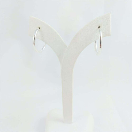 Par de aros de plata 925